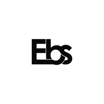 ebs letter original monogram logo design