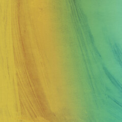 Colorful ink and watercolor texture on white paper background. Gradient paint strokes and decalcomania effect. Hand-painted gouache abstract image. Mess on the canvas.