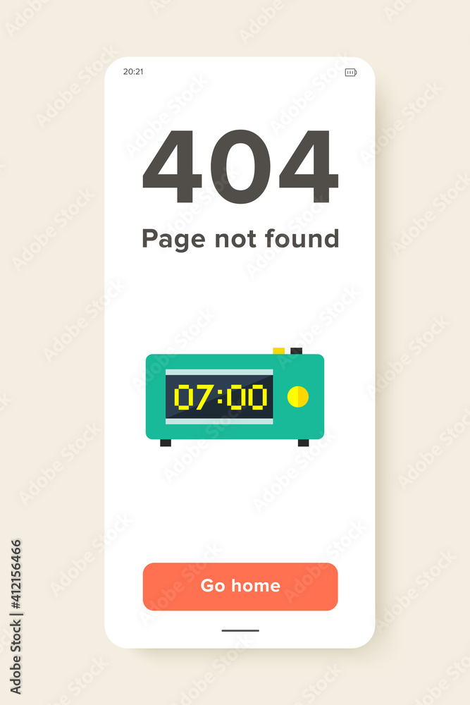 Poster multicolored vector icon of retro electronic alarm clock