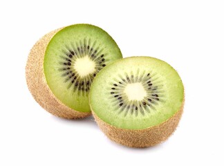 Kiwi  on the white background isolated.