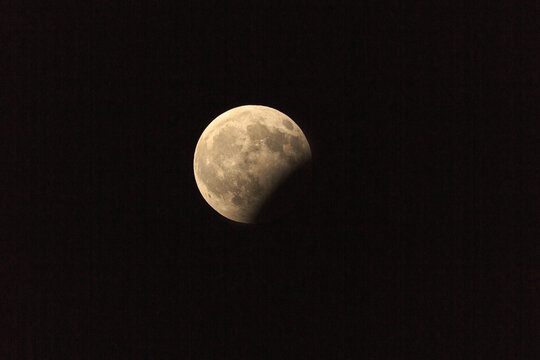 Last phase of the moon eclipse