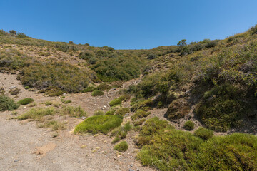 Fototapeta na wymiar mountainous landscape in Sierra Nevada in southern Spain