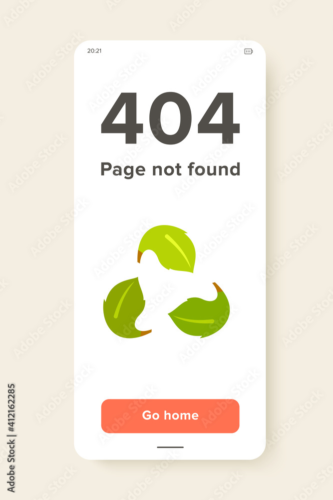 Poster multicolored vector icon of recycle sign with leaves instead of arrows representing ecology concept
