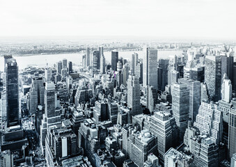 New York City Skyscrapers From The Empire State Building