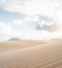 Dunes of Corralejo at Fuerteventura – Spain.