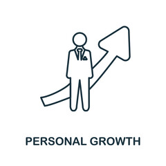 Personal Growth icon. Simple element from business management collection. Creative Personal Growth icon for web design, templates, infographics and more