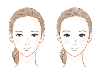 子供顔　男・女顔