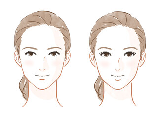 大人顔　男・女顔