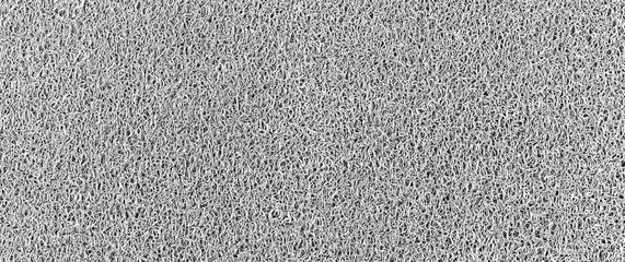 Fototapeta premium Panorama of White plastic doormat texture and background seamless