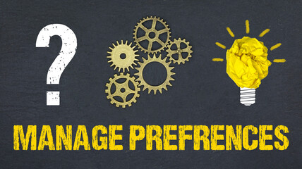 Manage Preferences 
