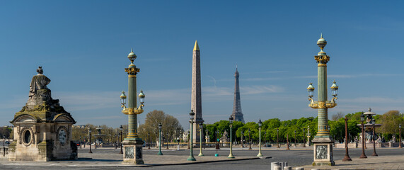 Fototapeta na wymiar France, Paris, Place de la Concorde is one of the major public squares in Paris, France