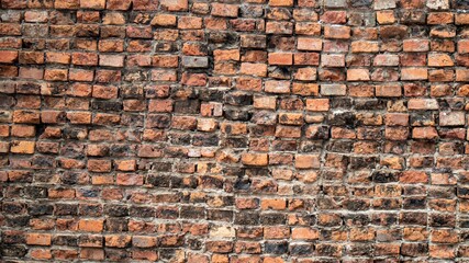 Old brick wall in the capital.