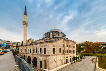 Fototapeta na wymiar Sokullu Mehmet Pasa Mosque view near Golden Horn in Istanbul.
