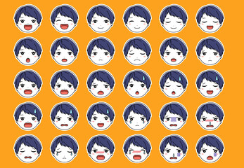 怒った表情の女の子の全身イラスト Anger Wall Mural Ang アオフジマキ