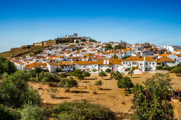 Fototapeta na wymiar Cityscape of historic town of Estremoz, Alentejo. Portugal