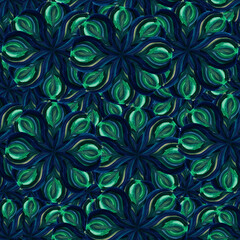 seamless pattern with flowers