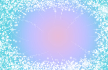 Fototapeta na wymiar Pastel sparkle rays glitter lights with bokeh elegant abstract holiday background.