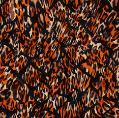 Leopard pattern print. Fashion pattern print