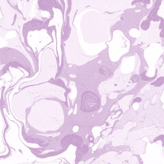 Pink and purple marble ink texture on watercolor paper background. Marble stone image. Bath bomb effect. Psychedelic biomorphic art.