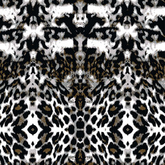 leopard skin pattern