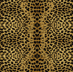 leopard skin pattern