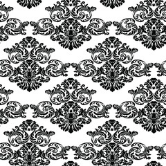 Set of Oriental vector damask patterns for greeting cards and wedding invitations.