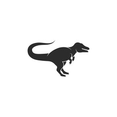 dinosaur  icon vector illustration design