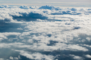 Сlouds from airplane window