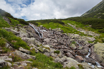 Mountain landscape in the Tatra National Park