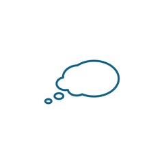 bubble think  icon vector illustration design