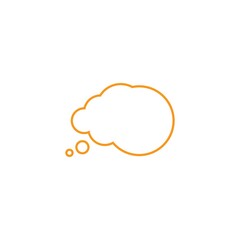 bubble think  icon vector illustration design