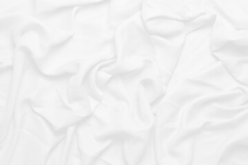 white cloth background soft wrinkled fabric patrem and surface