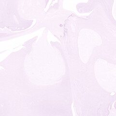Pink marble ink texture on watercolor paper background. Marble stone image. Bath bomb effect. Psychedelic biomorphic art.