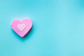 heart shape valentines day love background romance happy mothers day care or 8 march pleasant top view copy space for text