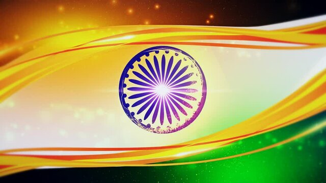Indian Flag Background
Tri color animated Background with Ashoka Chakra rotating
