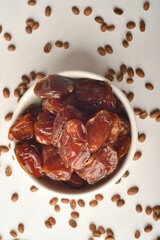 dates fruit , famous for it in the regions of [Al-Qatif, Al-Qassim, Al-Kharj and Al-Hasa] in Saudi Arabia. It is characterized by preserving its good flavor after a long period of storage.