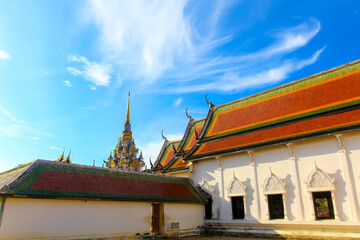 Naklejka premium beautiful temple in south thailand