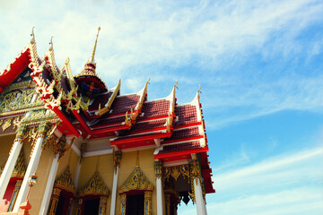 Beautiful Wat Thai,Thai temple design architecture building