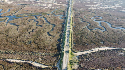 the textures of a lonely marsh great trip