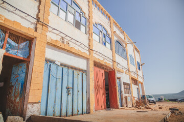 A sunny day at the seaside town of Tafedna in the province of Essaouira, Morocco.