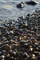 pebbles on the beach