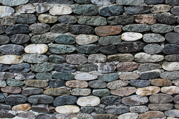 Natural river stones textured background