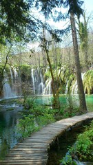 Plitvice lakes, waterfalls - Croatia