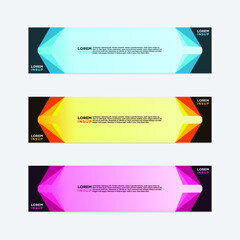 modern style of web banner template