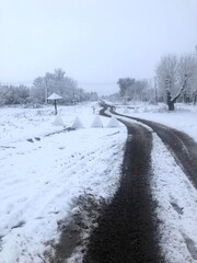 road in winter