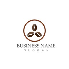 coffee bean icon vector