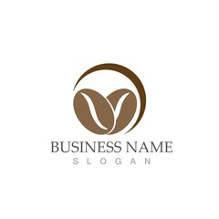 coffee bean icon vector