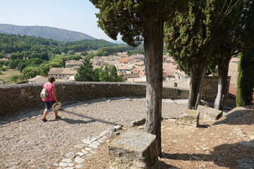 Weg am Kalvarienberg in Malaucene, Provence