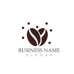 coffee bean icon vector