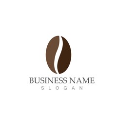 coffee bean icon vector